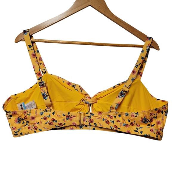 NWOT ModCloth Bikini Top Santa Barbara Saturdays Pin UP Cottage Core Retro SZ 2X - Picture 3 of 7